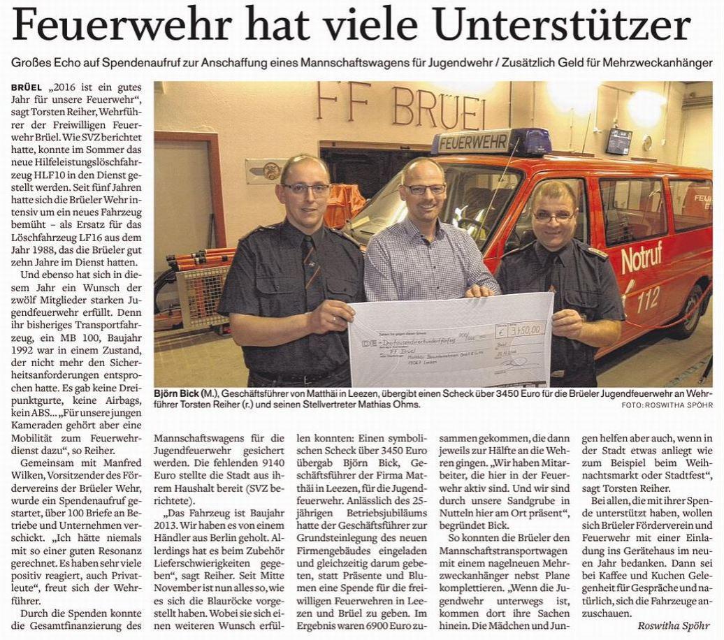SVZ vom 30.12.2016